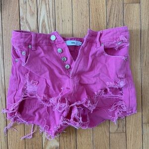 Pink Adika Jean shorts